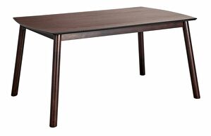 Jedálenský stôl Edith (tmavé drevo) (pre 6 osôb)