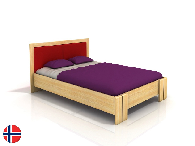 Manželská posteľ 200 cm Naturlig Manglerud High BC (borovica)