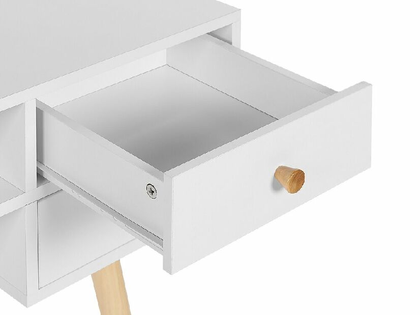 Písací stôl 110x55 cm Lan (biela)