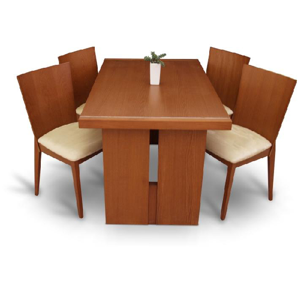 Jedálenský stôl Mahu (čerešňa) (pre 4 osoby)