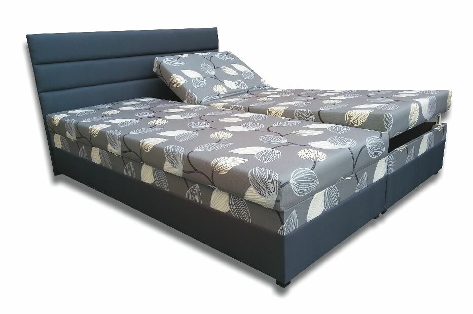 Manželská posteľ 180 cm Alica (s penovými matracmi)