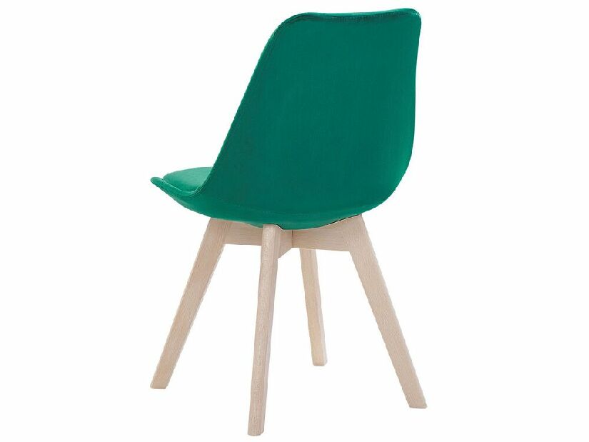 Set 2 ks. jedálenských stoličiek DOHA II (plast) (zelená)