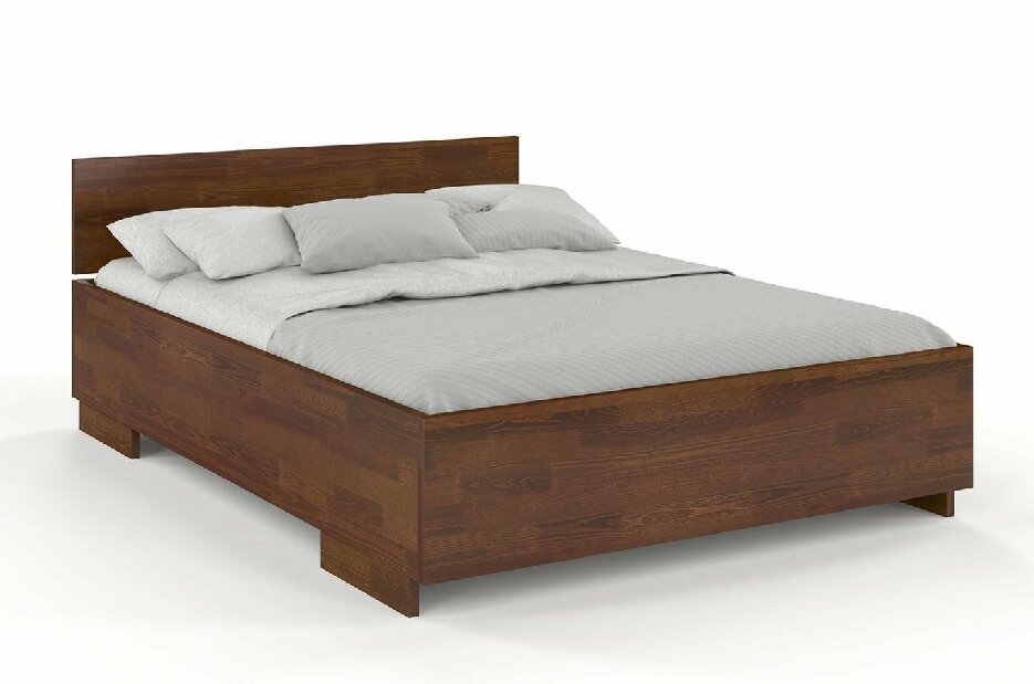Manželská posteľ 200 cm Naturlig Larsos High (borovica)