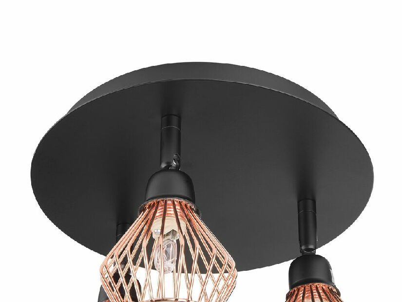 Závesná lampa Ventura M (čierna medená)