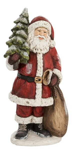 Figurína Jolipa Vianočná postavička Christmas Spirit (38x31x79cm) (Červená)