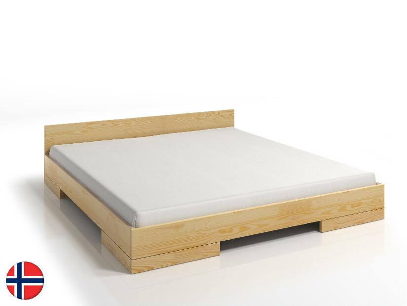 Manželská posteľ 140 cm Naturlig Stalander Long (borovica) (s roštom)