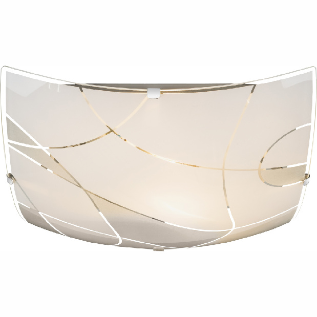 Stropné/nástenné svietidlo Paranja 40403-1 (moderné/dizajnové) (biela + satinovaná) *výpredaj