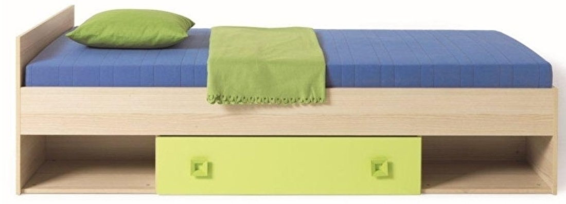 Jednolôžková posteľ 90 cm Solo (s roštom a úl. priestorom)