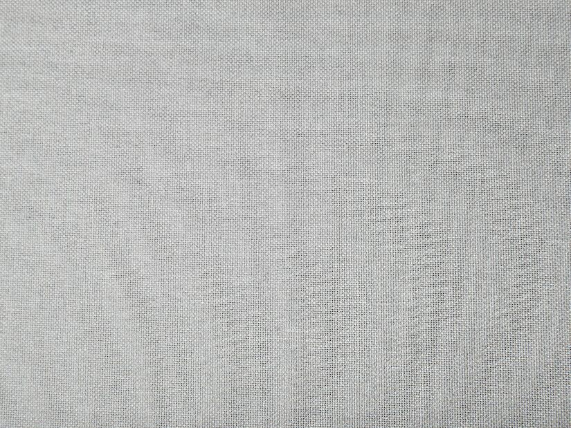 Modulárna sedačka v tvare U FELLE (polyester) (svetlosivá) (pre 4 ľudí) (s taburetkou)