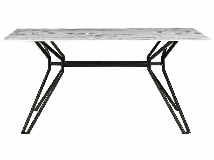 Jedálenský stôl BANOLA (čierna) (pre 6 osôb)