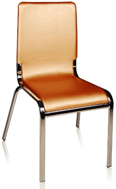 Jedálenská stolička Marcia oranžová