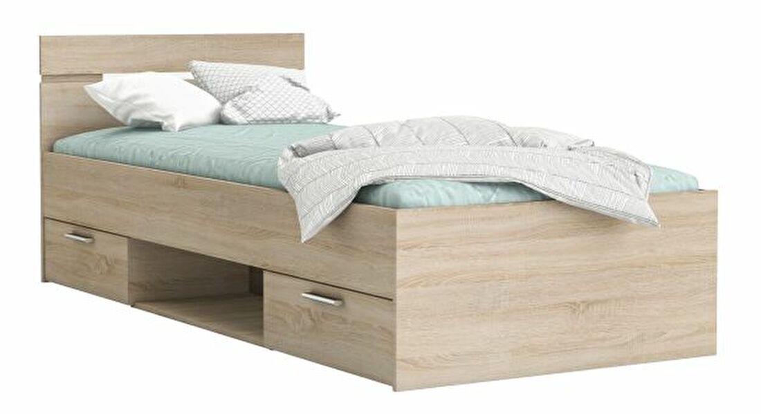 Jednolôžková posteľ 90 cm Michigan (dub sonoma) *výpredaj