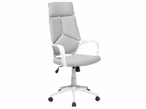 Kancelárska stolička Delhi (sivá + biela)