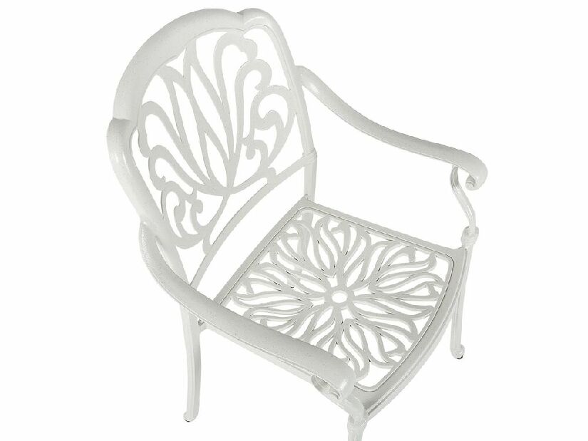 Set 4 ks. záhradných stoličiek Aneco (biela)