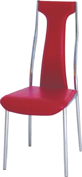 Jedálenská stolička Ria-Iris červená