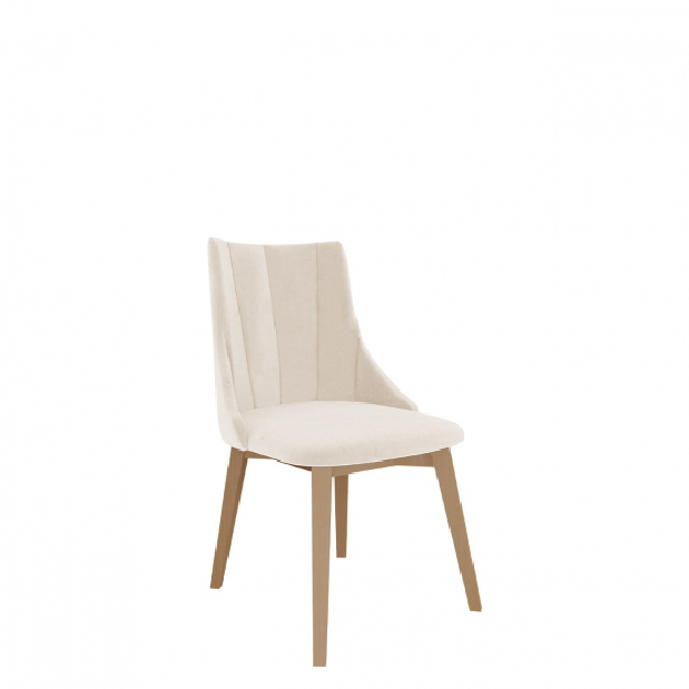Jedálenská stolička ST97 (krémová + prírodná) *bazár