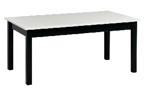 Jedálenský stôl Laveta 1 (biela + čierna) (pre 4 osoby)