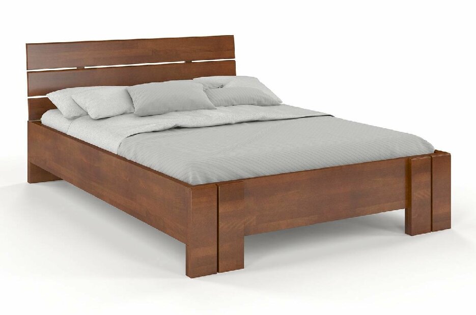 Manželská posteľ 160 cm Naturlig Tosen High (buk)