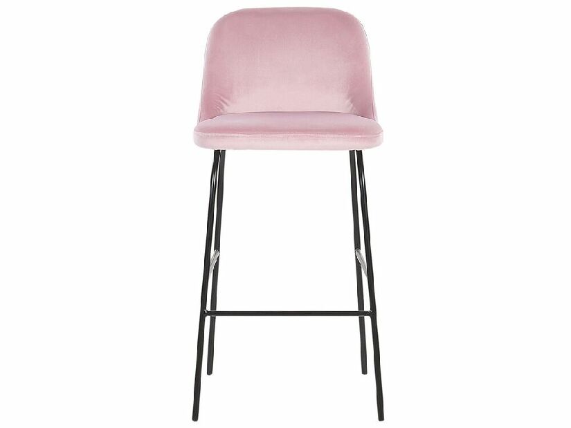 Set 2 ks. barových stoličiek NEKKE (ružová)