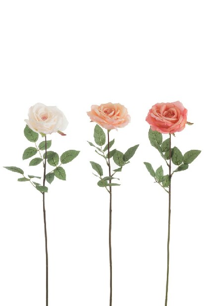 Kvetina Jolipa Ruža (15x15x76cm) (Oranžová) (3ks)