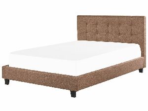 Manželská posteľ 180 cm Rhiannon (hnedá) (s roštom)