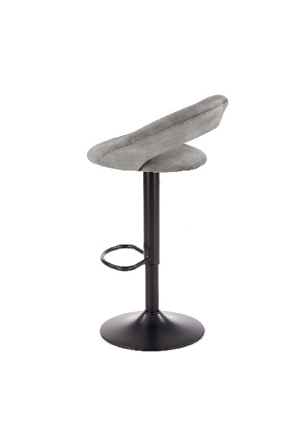 Barová stolička Herlinda (sivá + čierna) *výpredaj