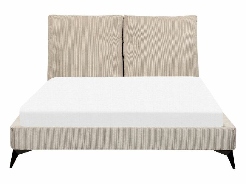 Manželská posteľ 140 cm Mellody (sivobéžová) (s roštom)