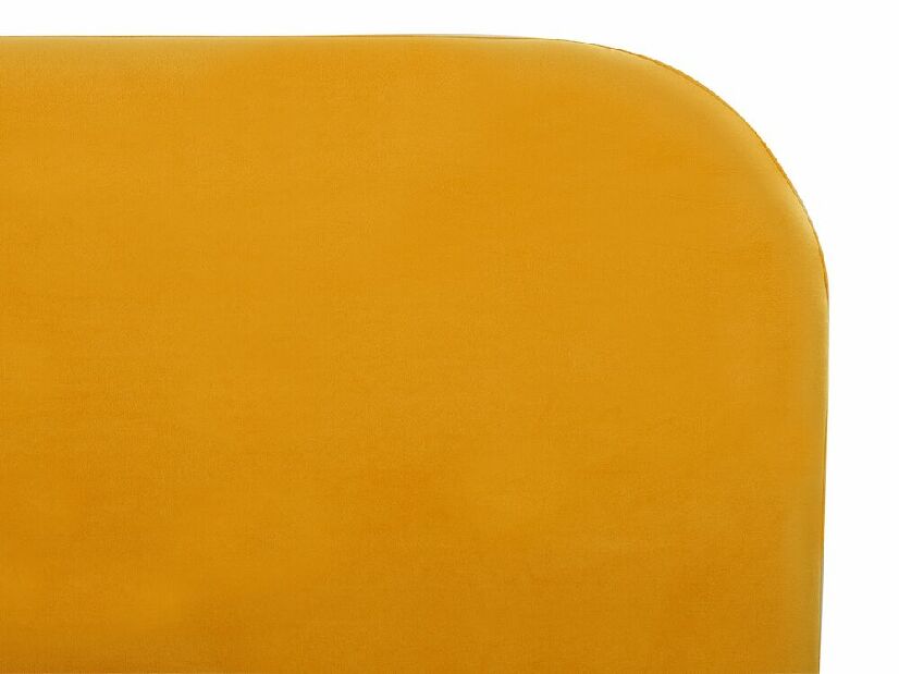 Manželská posteľ 160 cm Faris (žltá) (s roštom)