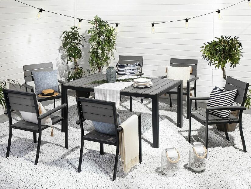 Záhradný stôl Costa (sivá)