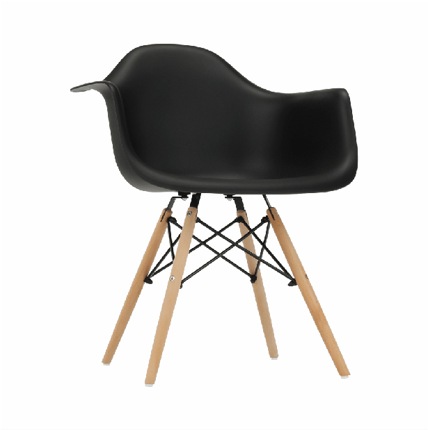 Jedálenská stolička Damiron PC-019 (čierna) *bazár