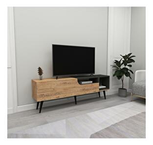 TV stolík/skrinka Monuma (borovica atlantická + antracit) 