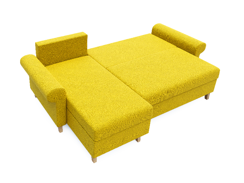 Rohová sedačka Ostrol (žltá) (L)
