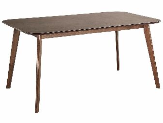 Jedálenský stôl Evan (tmavé drevo) (pre 6 osôb)