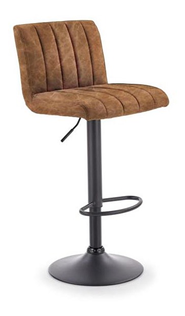 Barová stolička Hurra (hnedá + čierna)
