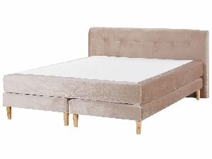 Manželská posteľ 180x200 cm Mariasse (pastelovo ružová)