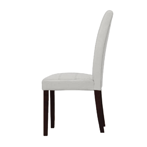 Set 2 ks. jedálenských stoličiek Rianara R2 (biela + orech tmavý) *výpredaj