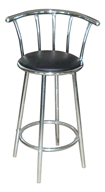 Barová stolička Mercie D-9-856 čierna