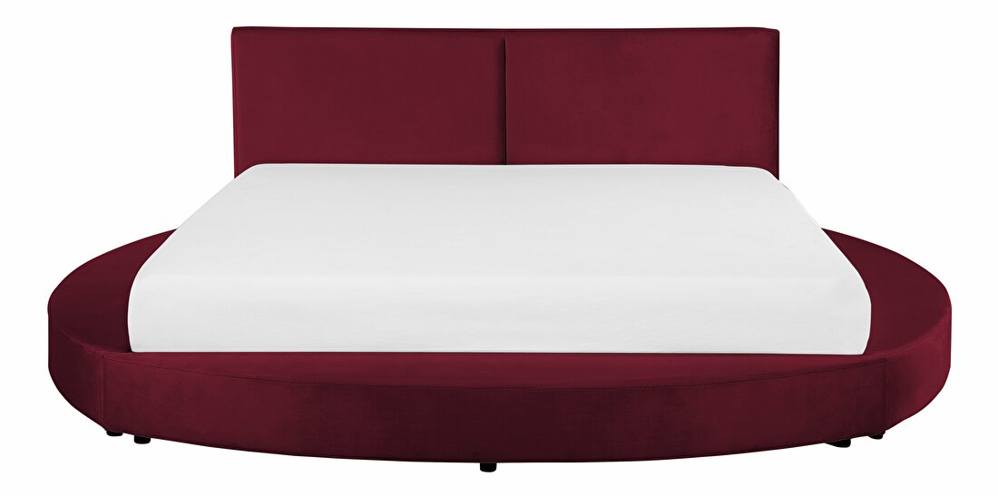 Manželská posteľ 180 cm LOMA (s roštom) (červená)