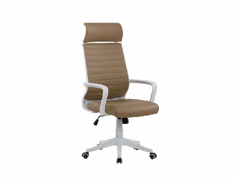 Kancelárska stolička LORD (polyester) (hnedá) *bazár