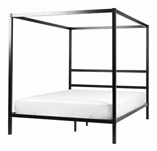 Manželská posteľ 160 cm Lesta (čierna)