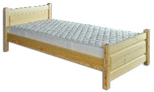 Jednolôžková posteľ 90 cm LK 129 (masív)