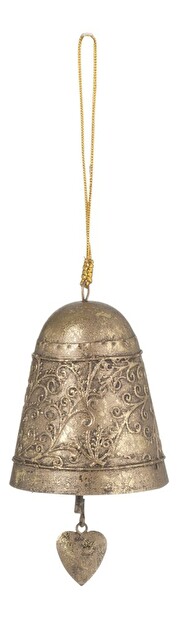 Dekoratívny predmet Jolipa Zvon (7x7x14cm) (Zlatá)