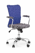 Kancelárska stolička Andera (modrá)