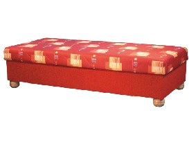 Jednolôžková posteľ (váľanda) 90 cm Micah (s molitanovým matracom)