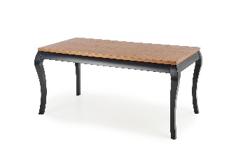 Jedálenský stôl Warin (tmavosivá + čierna) (pre 6 až 8 osôb)