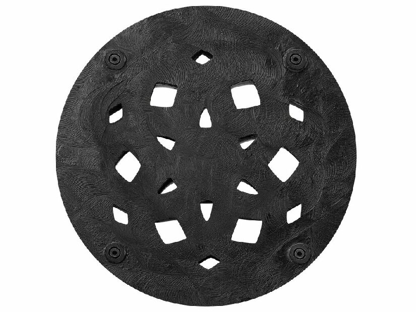 Stojan na zahradný dáždnik 50 cm ELFIR (betón) (kruh) (čierna)
