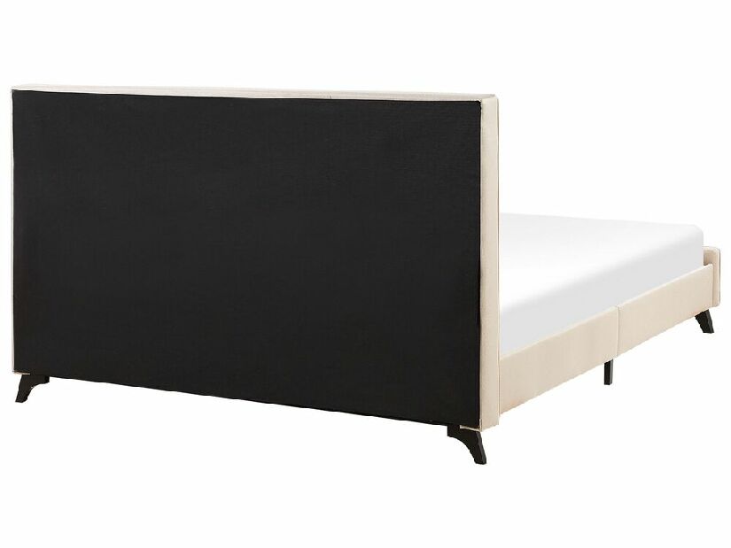 Manželská posteľ 180 cm AMBRE (s roštom) (béžová)