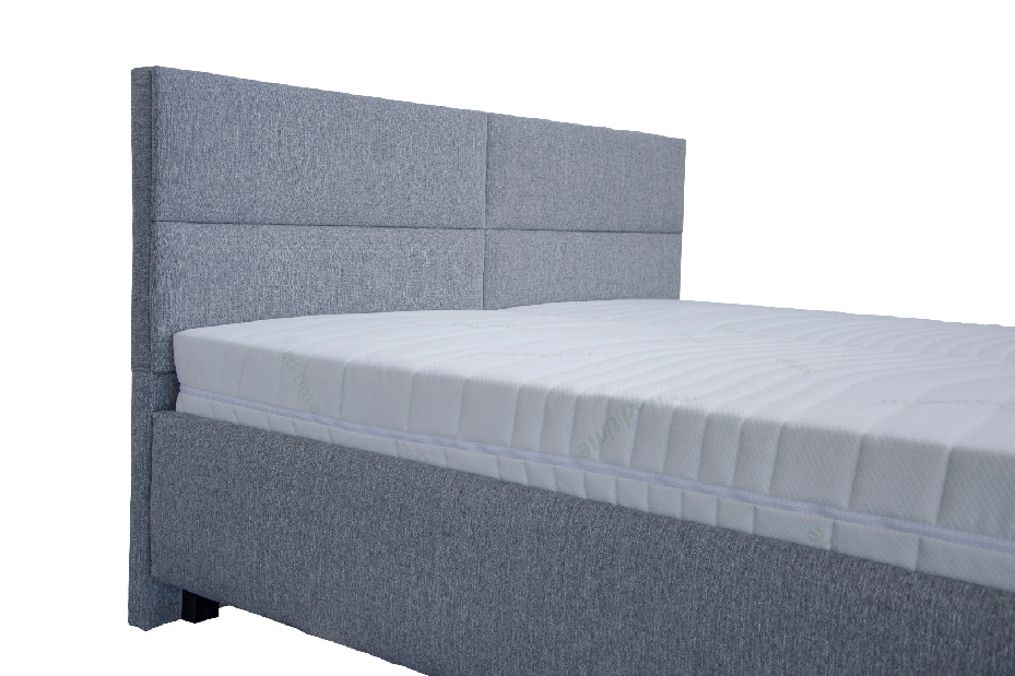 Manželská posteľ 180 cm Blanár Jersey (sivá) (s roštom)