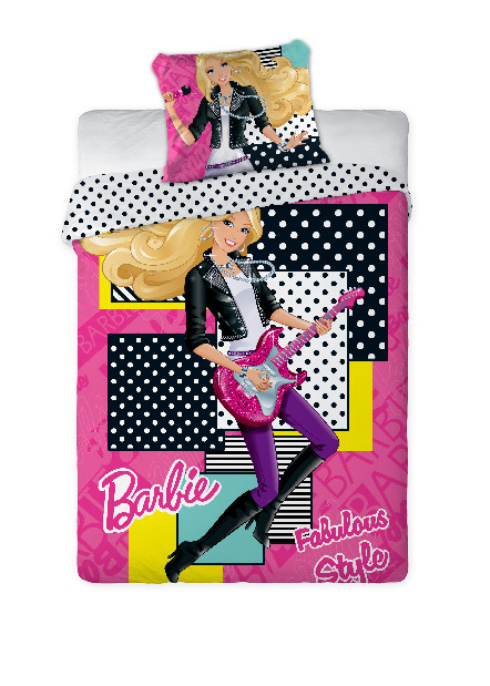Detské obliečky 200x160 cm Barbie 012
