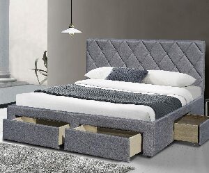 Manželská posteľ 160 cm Finea (s roštom)